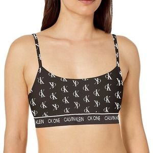 Calvin Klein Women's CK One Cotton Unlined Bralette QF5727 Large NWT‎